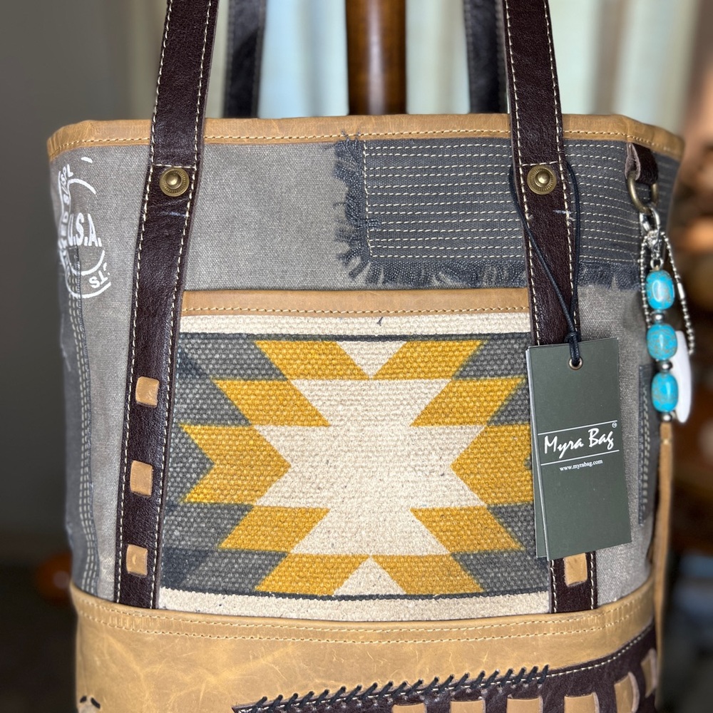 New Myra Bag Coyote Bluff Charmed Concealed Distressed Western Boho Bag